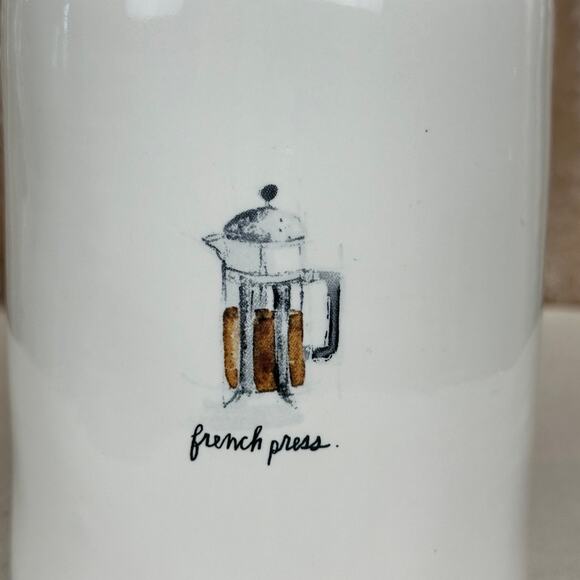Rae Dunn French Press Canister, Retired 2018 - Picture 2 of 8